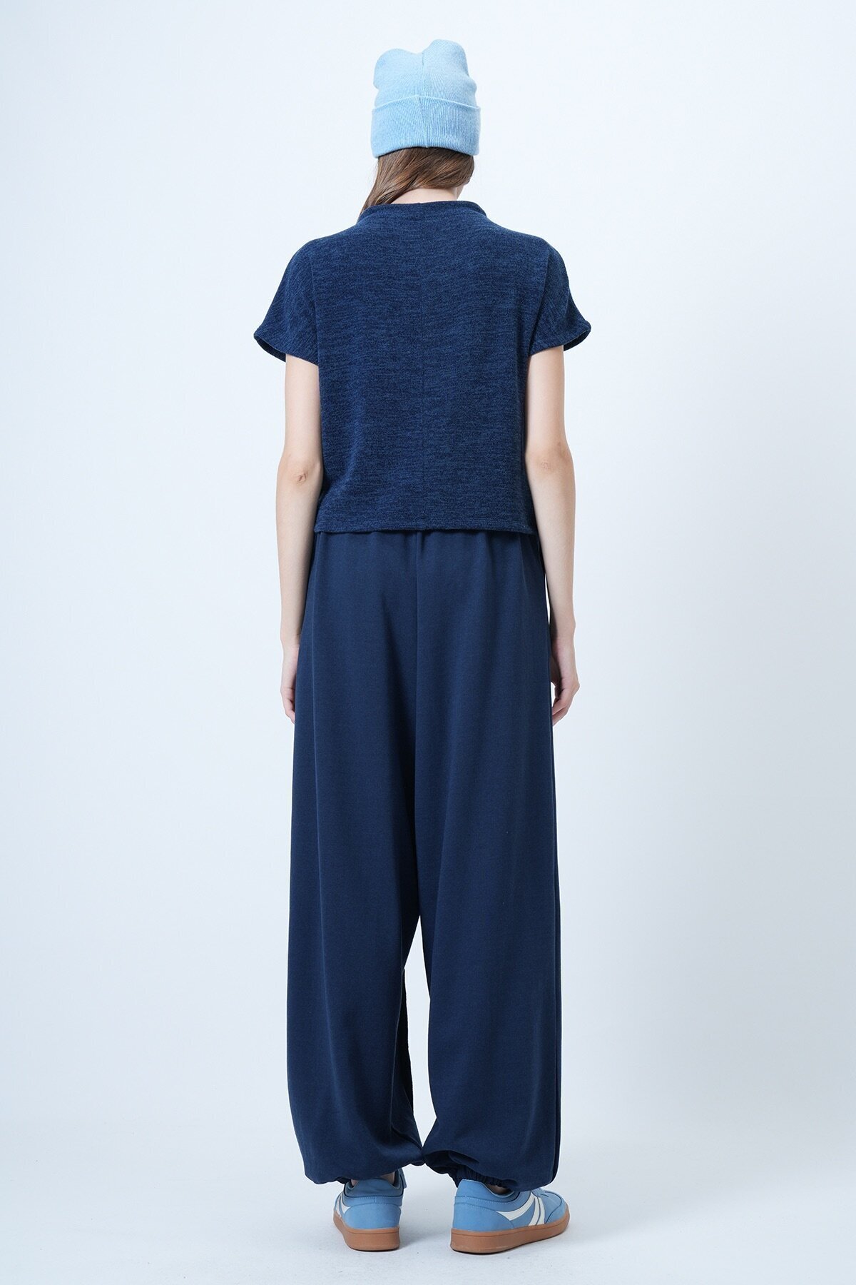 Dikiş Detaylı Paçası Lastikli Jogger Pantolon