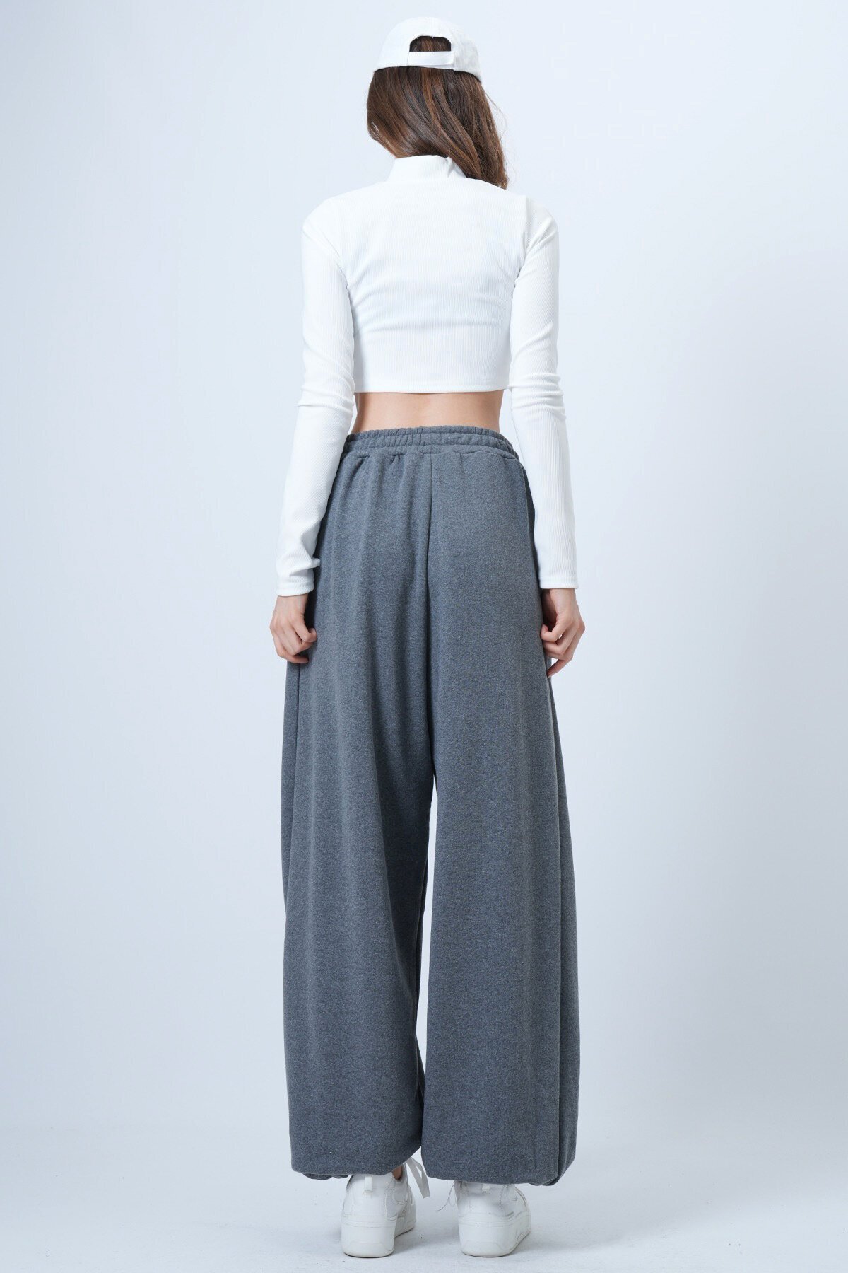 Dikiş Detaylı Paçası Lastikli Jogger Pantolon