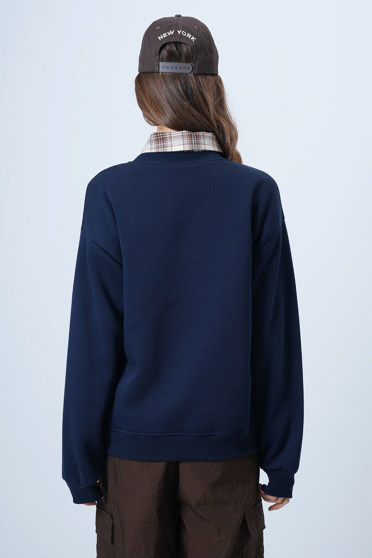 Geyik Nakışlı 3 İplik Sweatshirt