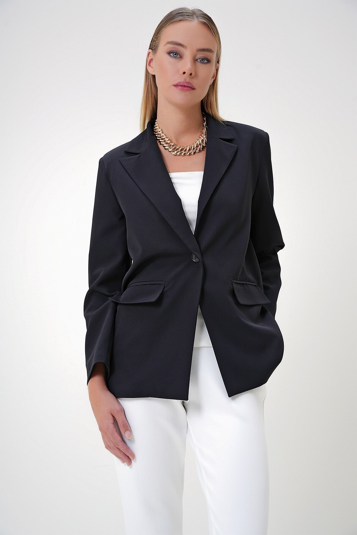 İçi Astarlı Blazer Ceket