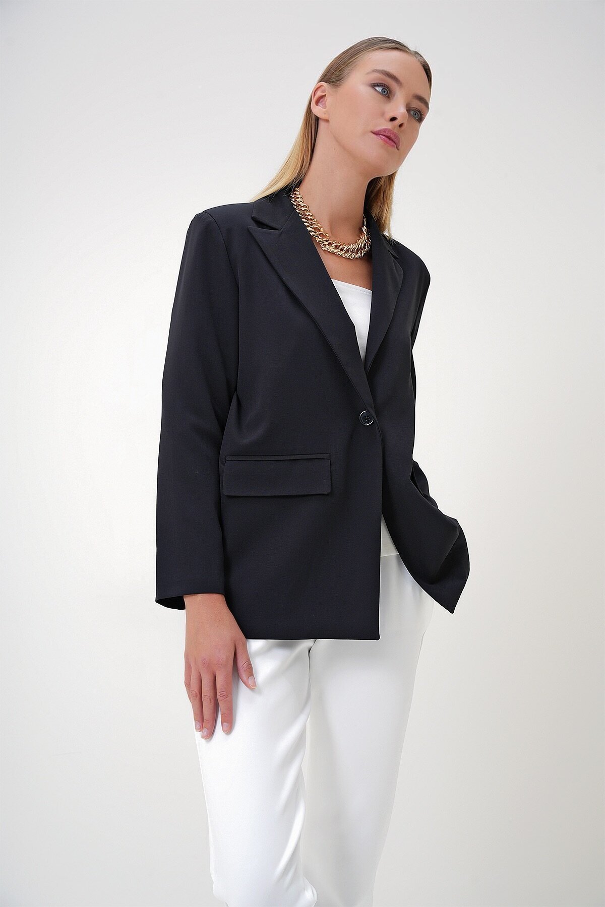 İçi Astarlı Blazer Ceket