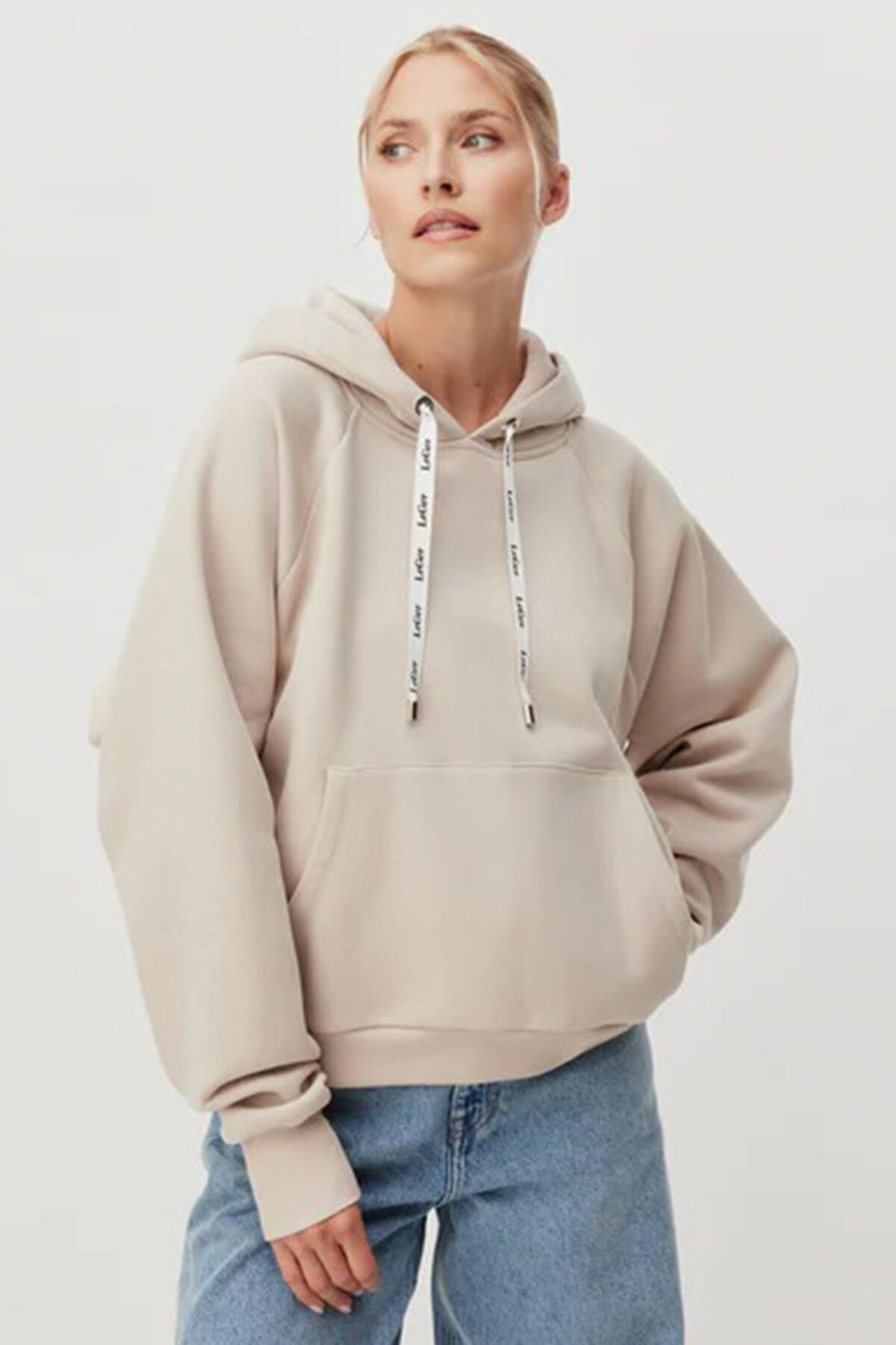Kanguru Cepli Oversize Kapüşonlu Sweatshirt