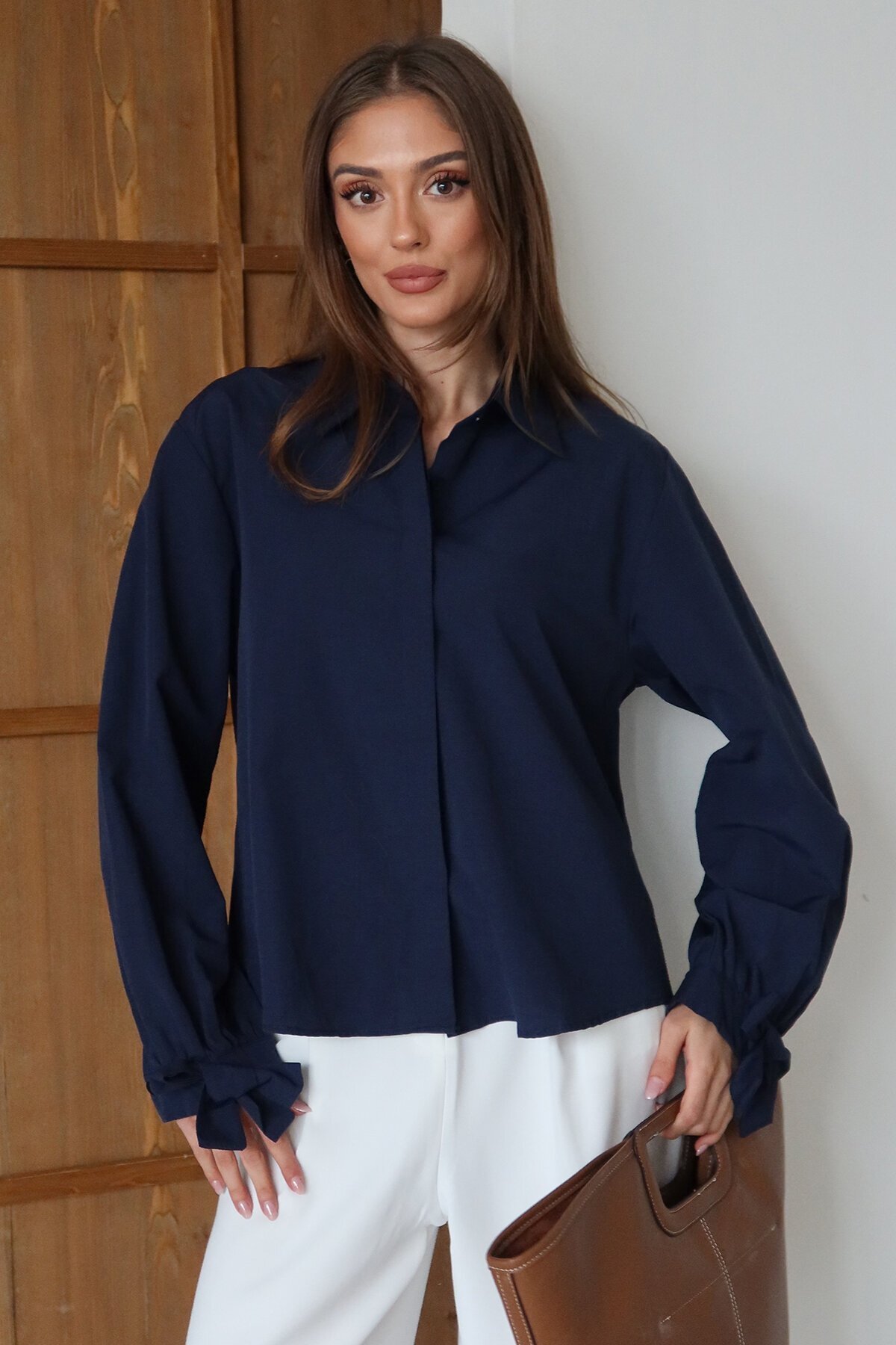 Kurdale Detaylı Oversize Gömlek