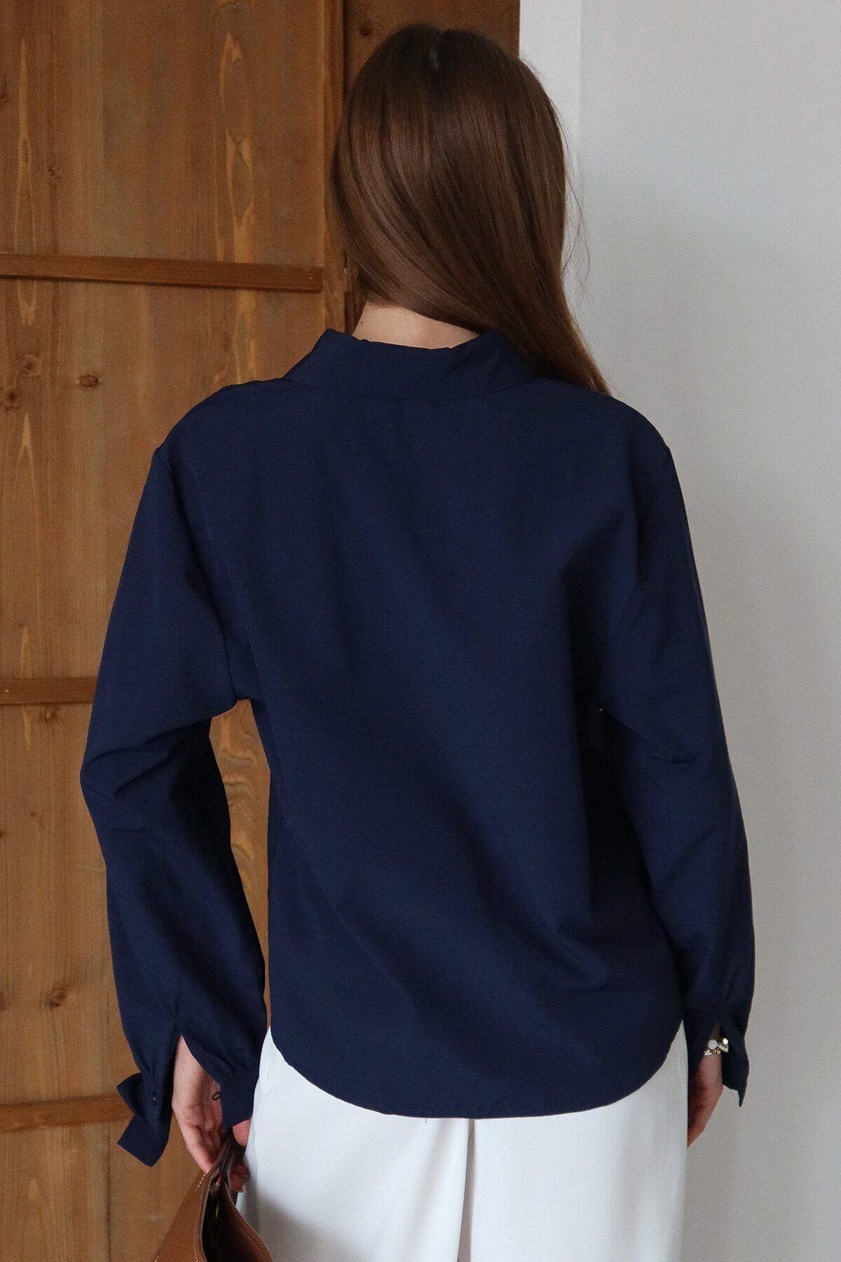 Kurdale Detaylı Oversize Gömlek