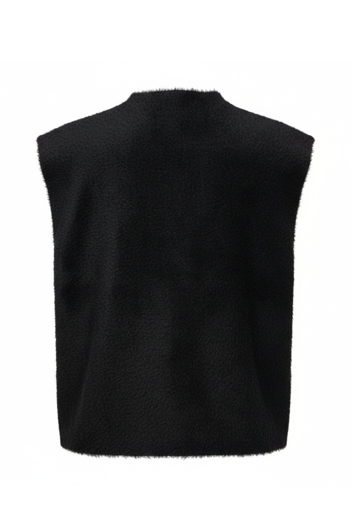 Çift Cepli Gold Düğmeli Yumoş Yelek