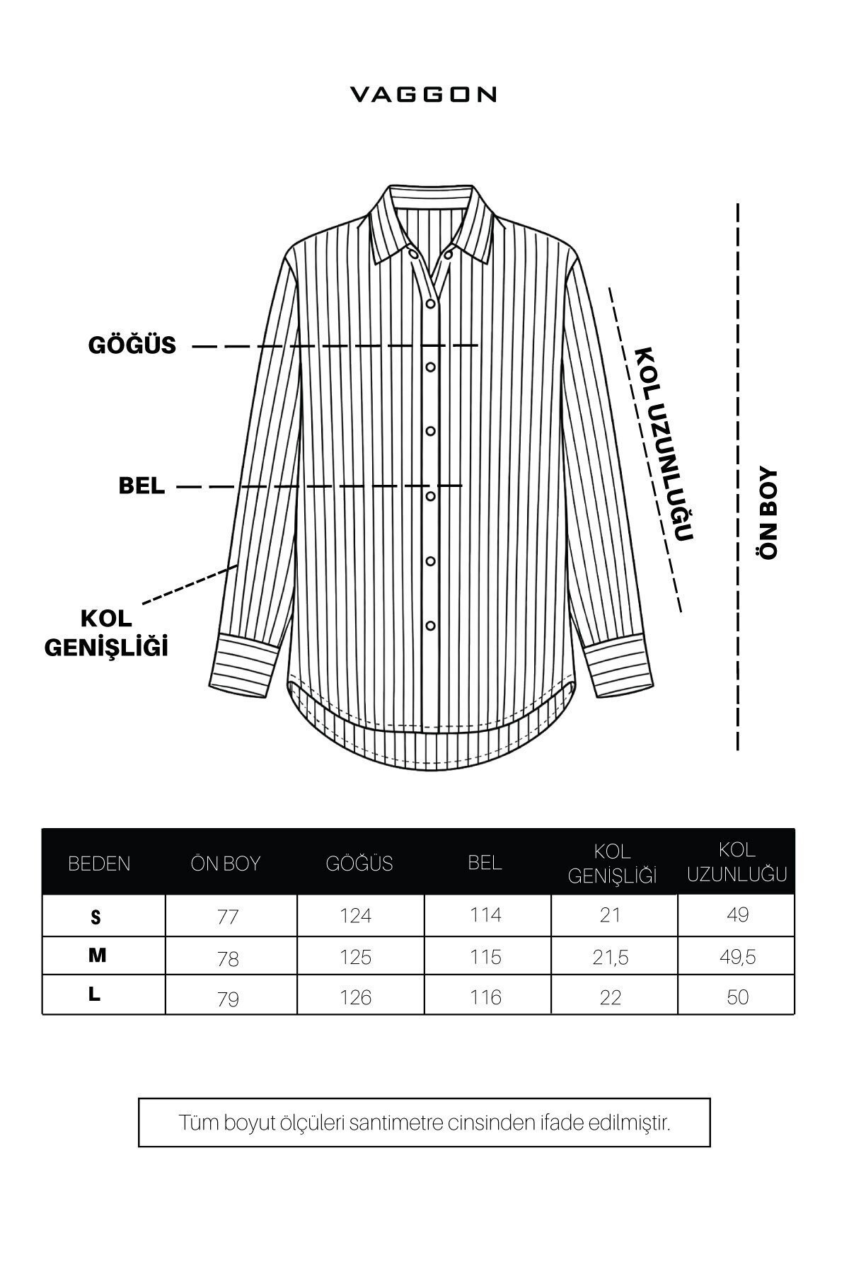 Mavi Çizgili Oversize Gömlek