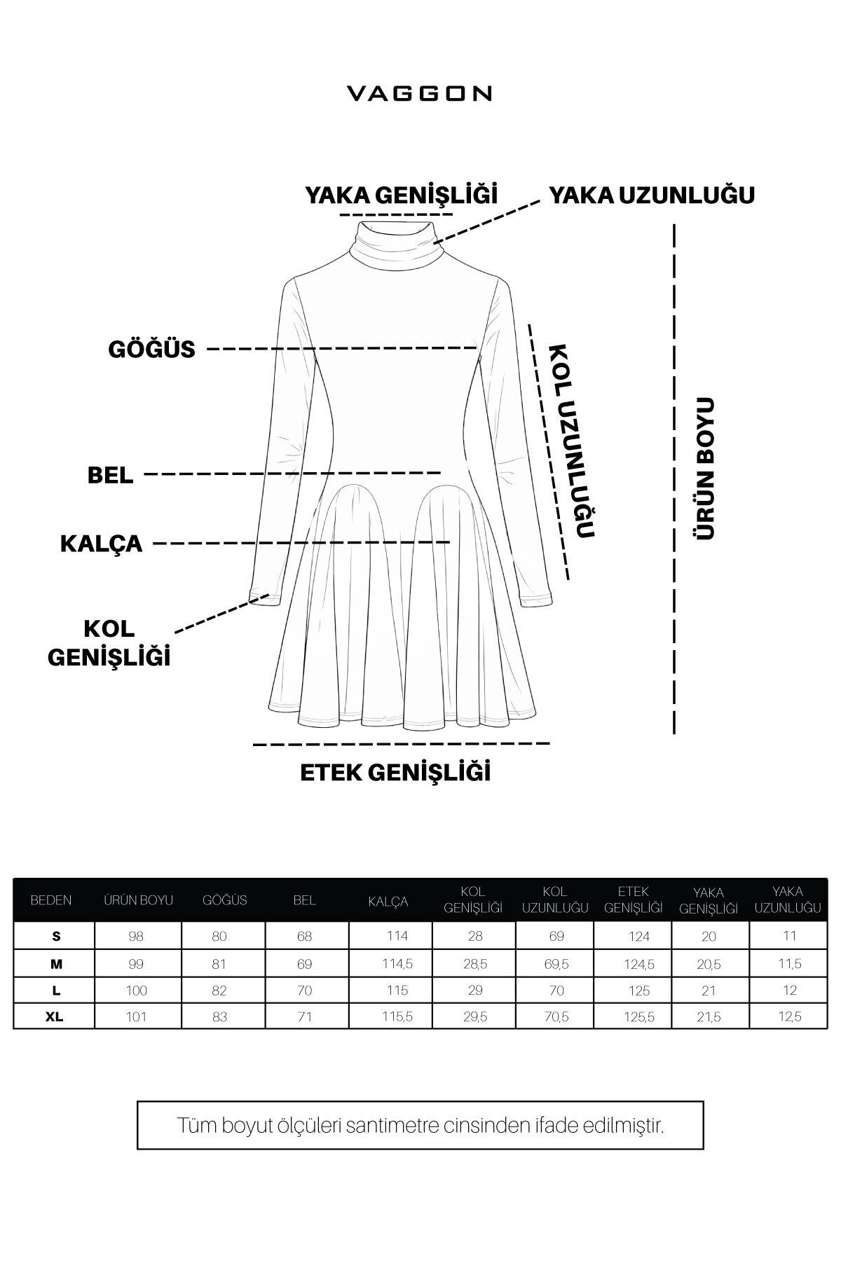Dik Yaka Mini Elbise