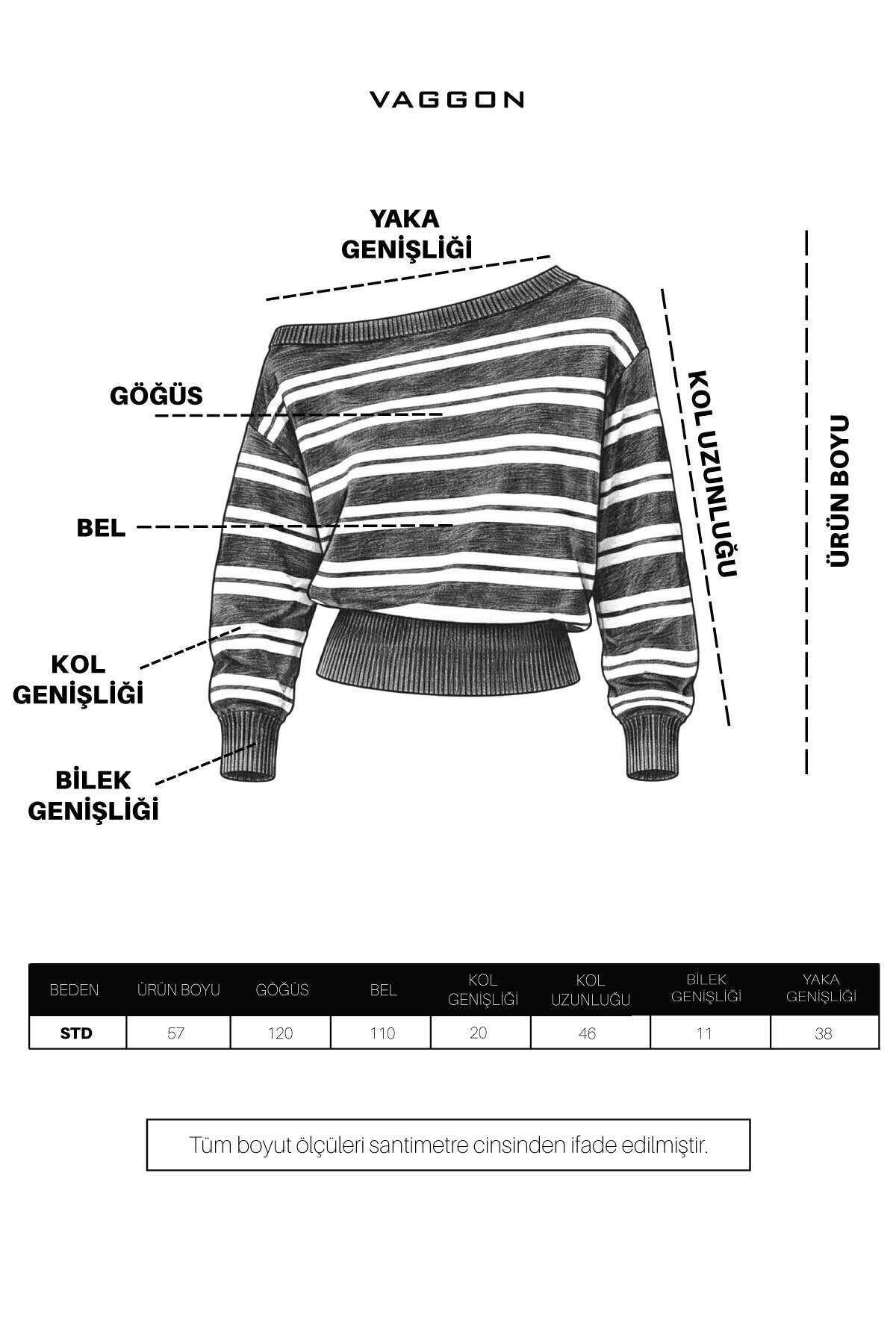 Siyah Kayık Yaka Çizgili Triko