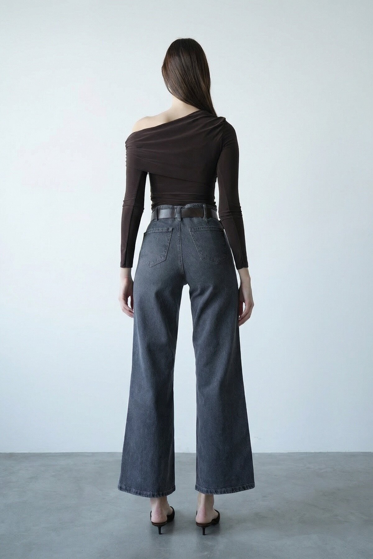 Antrasit Kemerli Palazo Jean