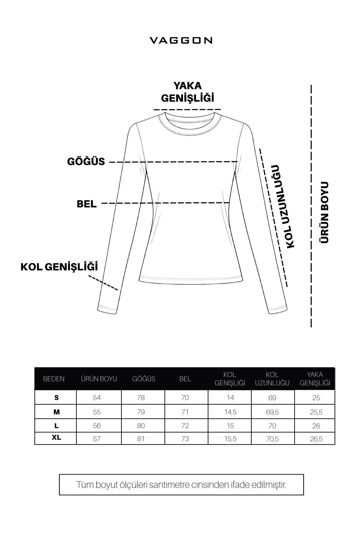 Acı Kahve Likralı Uzun Kollu Bluz