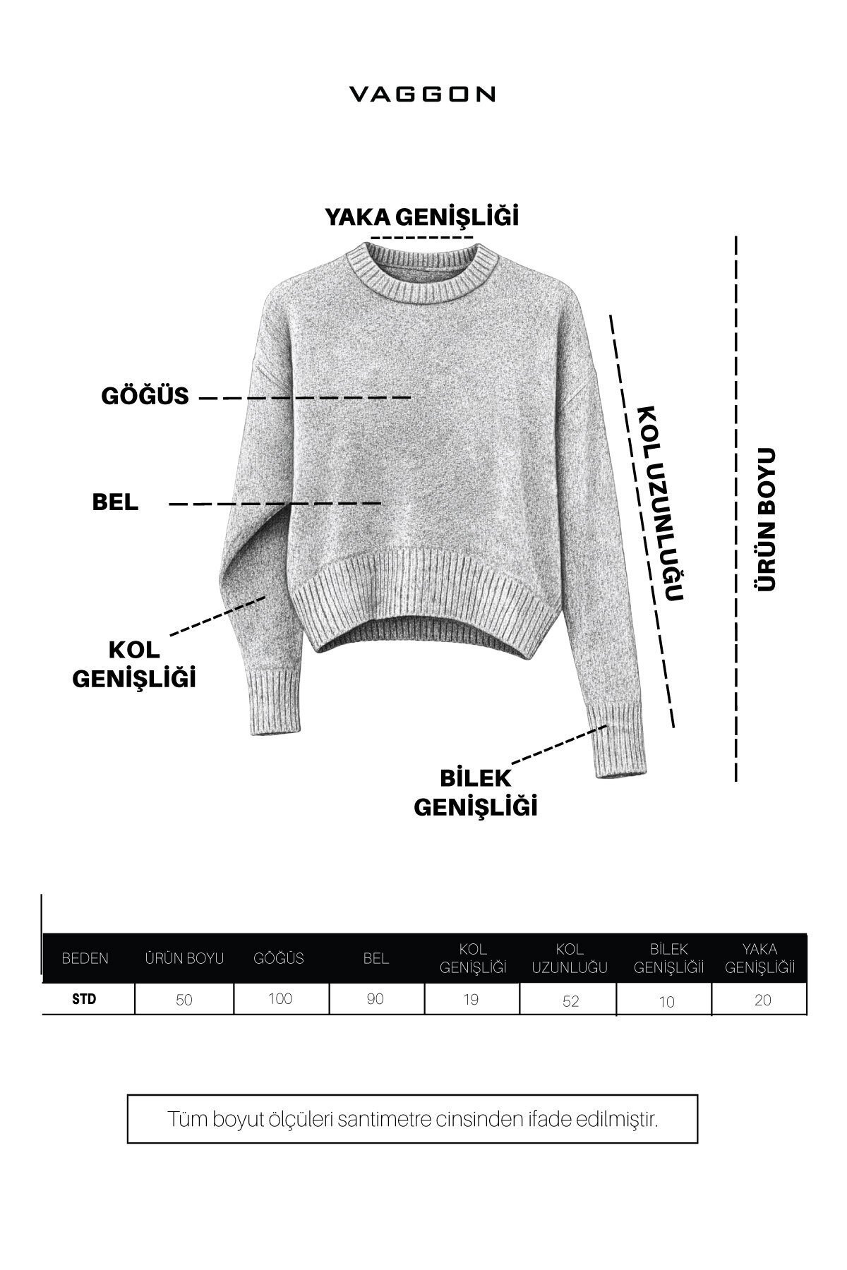 Antrasit Oversize Kısa Kazak