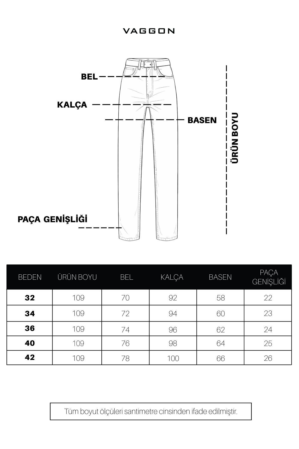 Yüksek Bel Düz Paça 5 Cepli Denim Pantolon