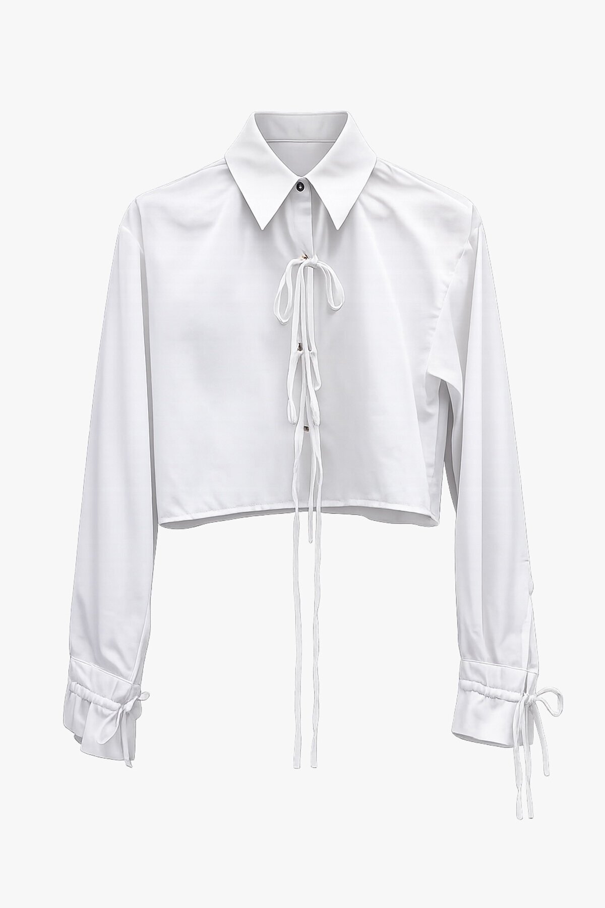 Bağlamalı Crop Bluz