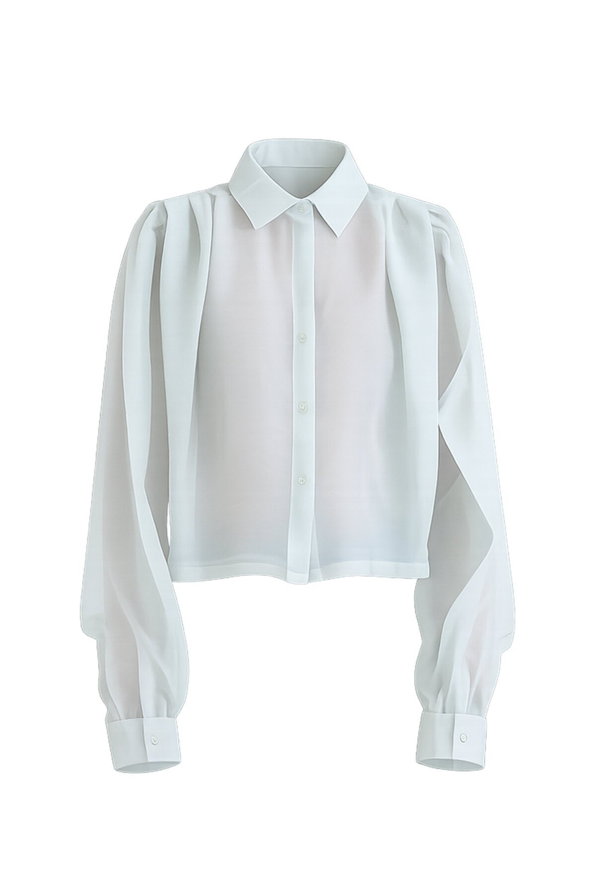 Balon Kol Oversize Gömlek