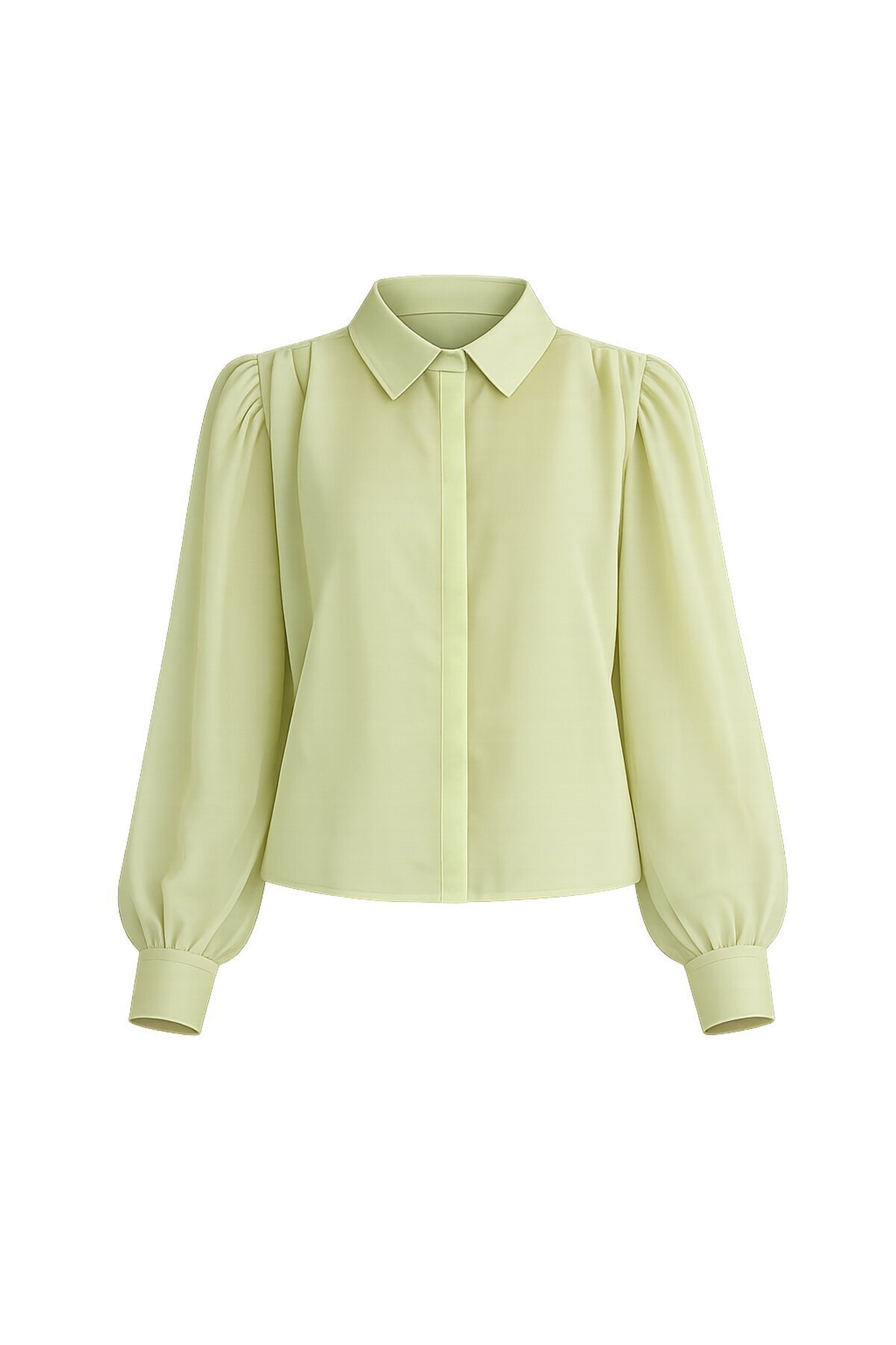 Balon Kol Oversize Gömlek