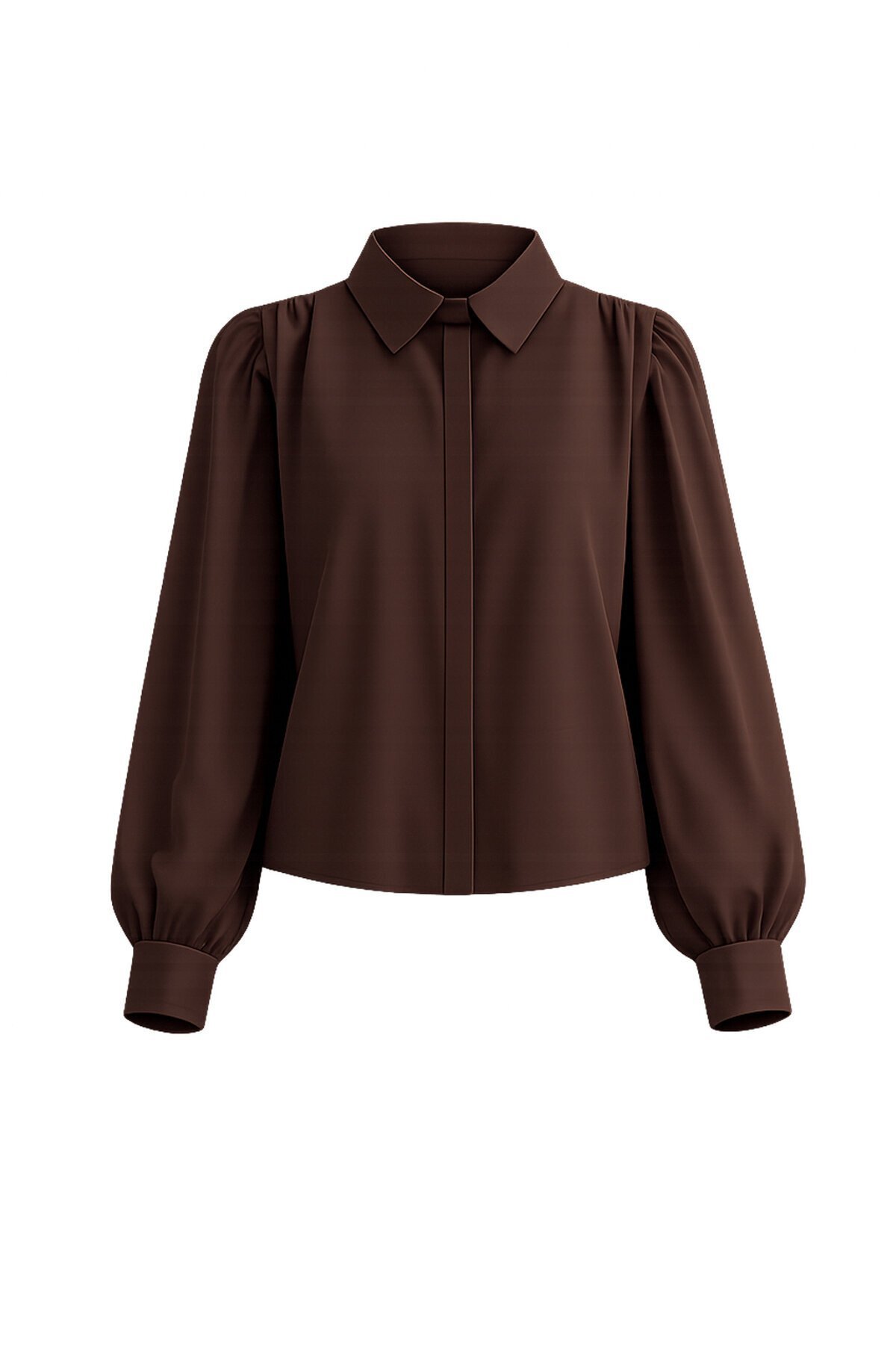 Balon Kol Oversize Gömlek