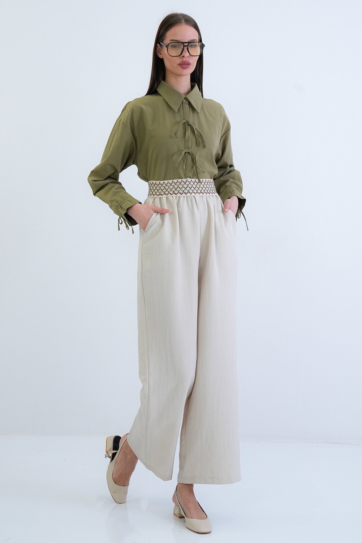 Beli Desenli Pantolon