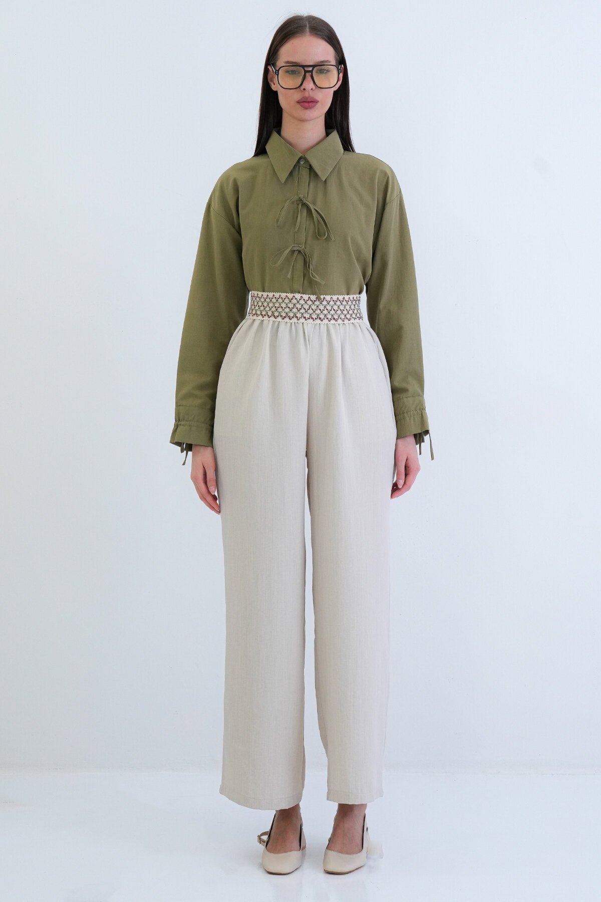 Beli Desenli Pantolon