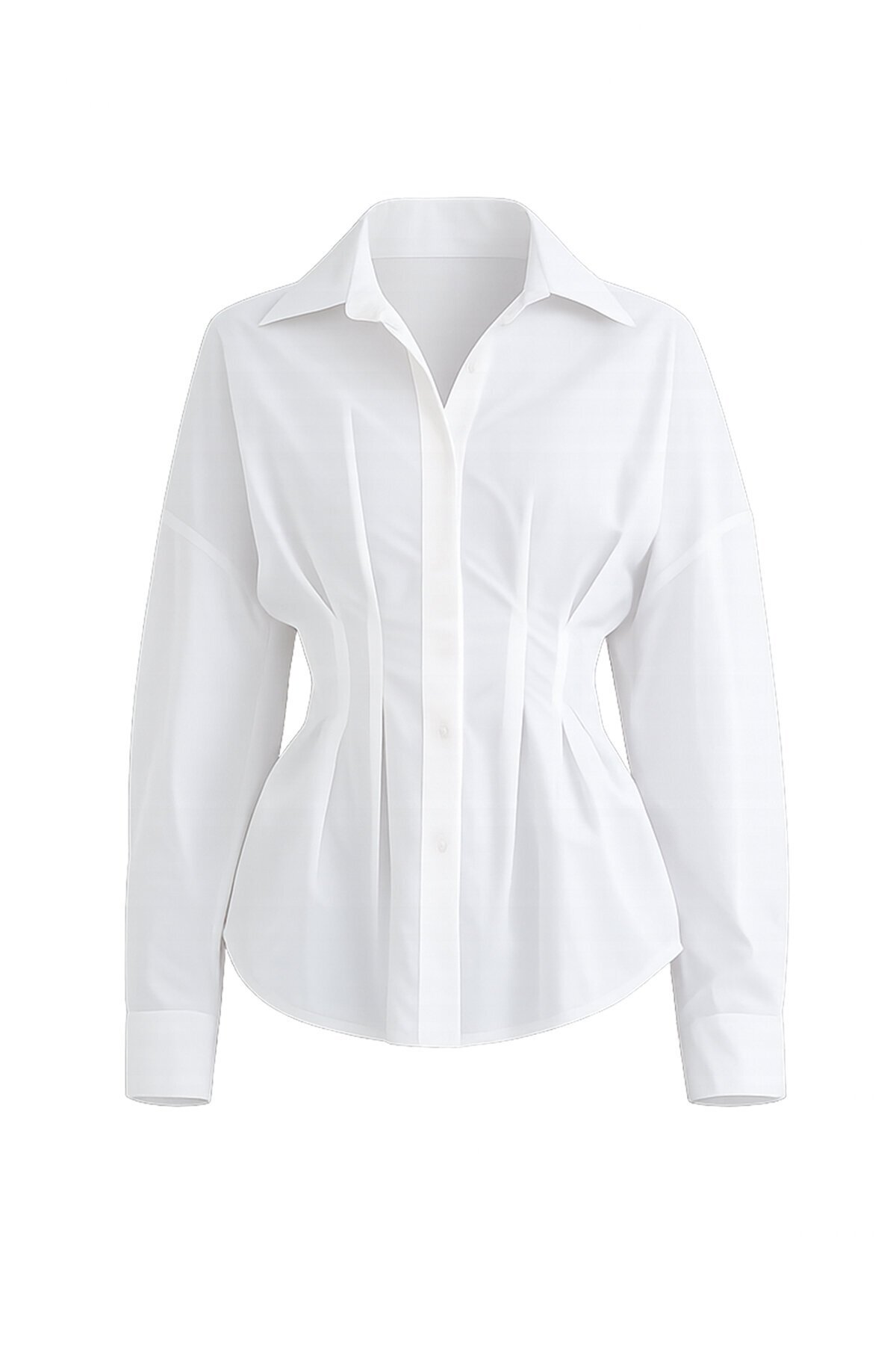 Büzgü Detaylı Gömlek