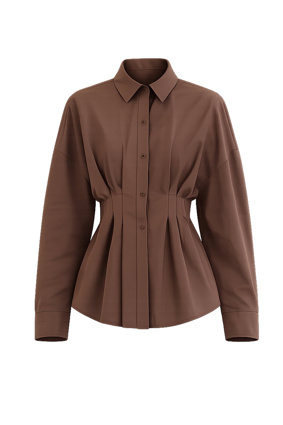 Büzgü Detaylı Gömlek