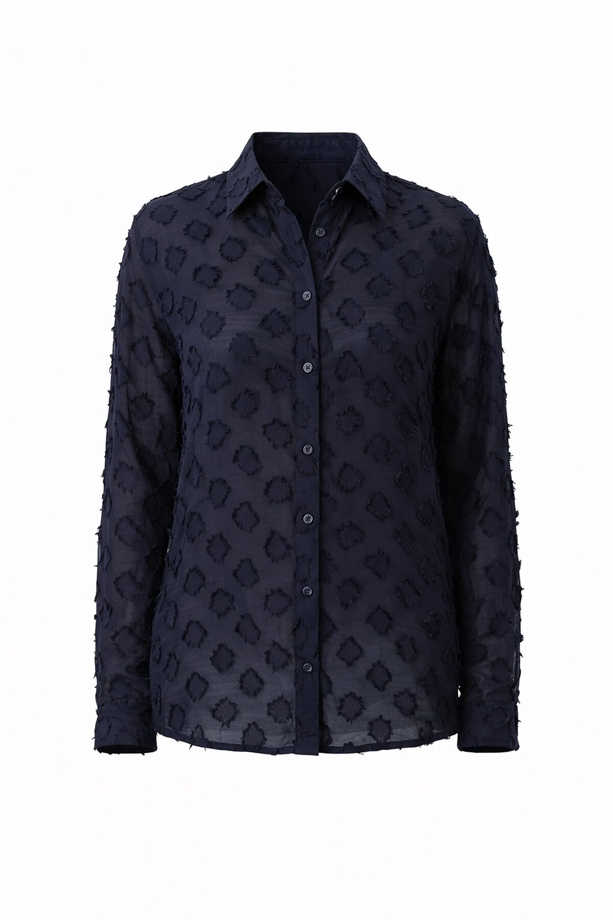 Dokulu Oversize Gömlek