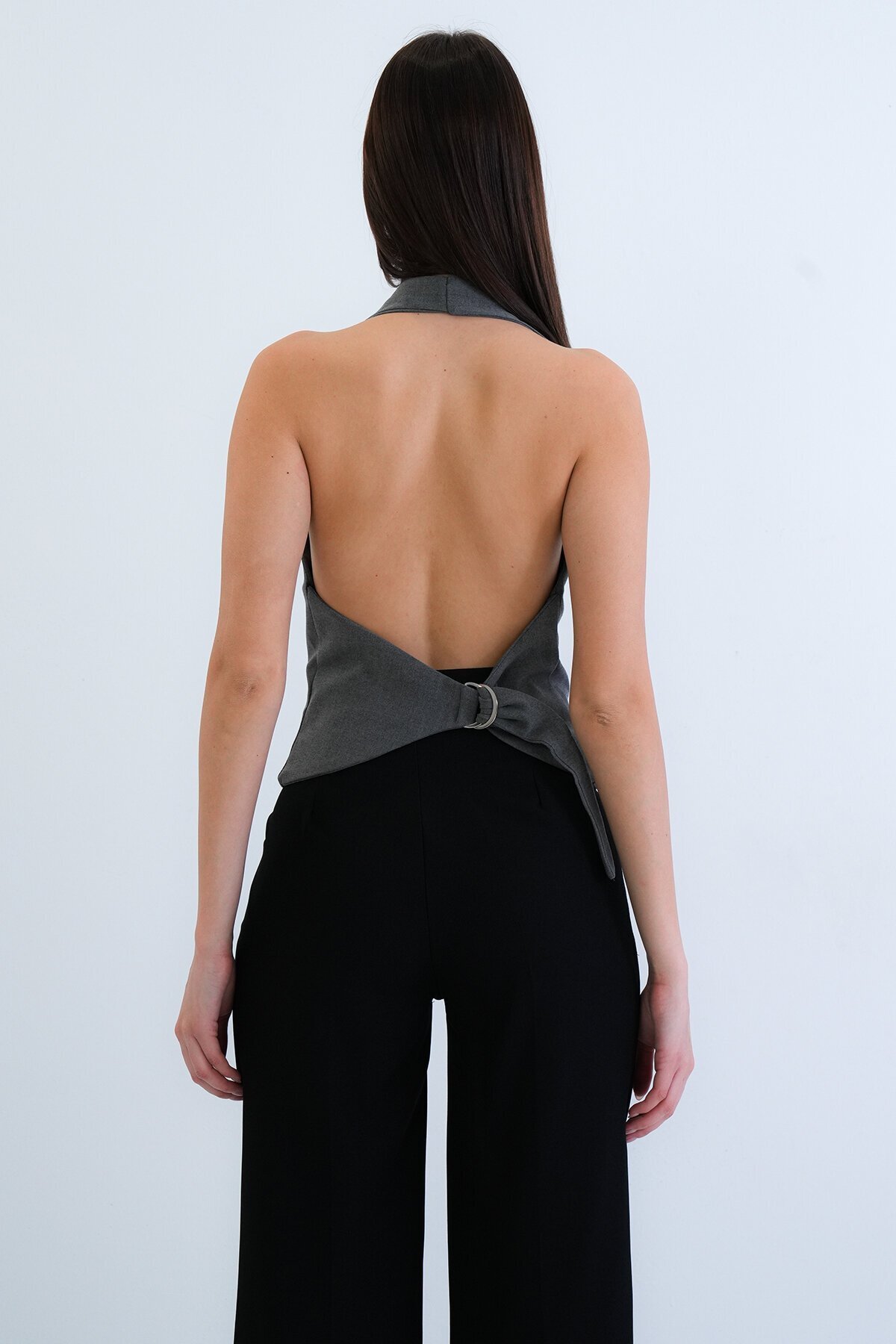 Düğme Kapamalı Klasik Yelek