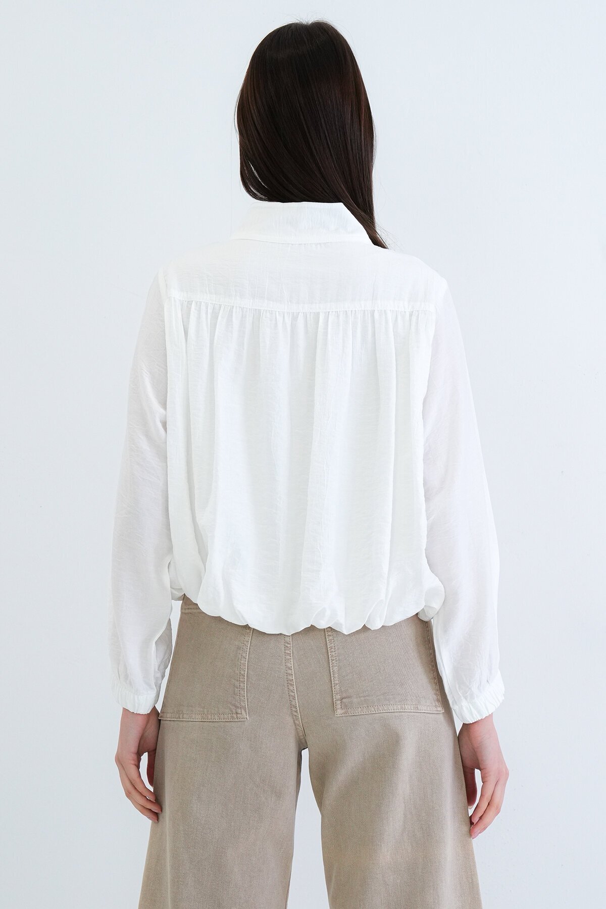 Hakim Yaka Balon Kol Bluz