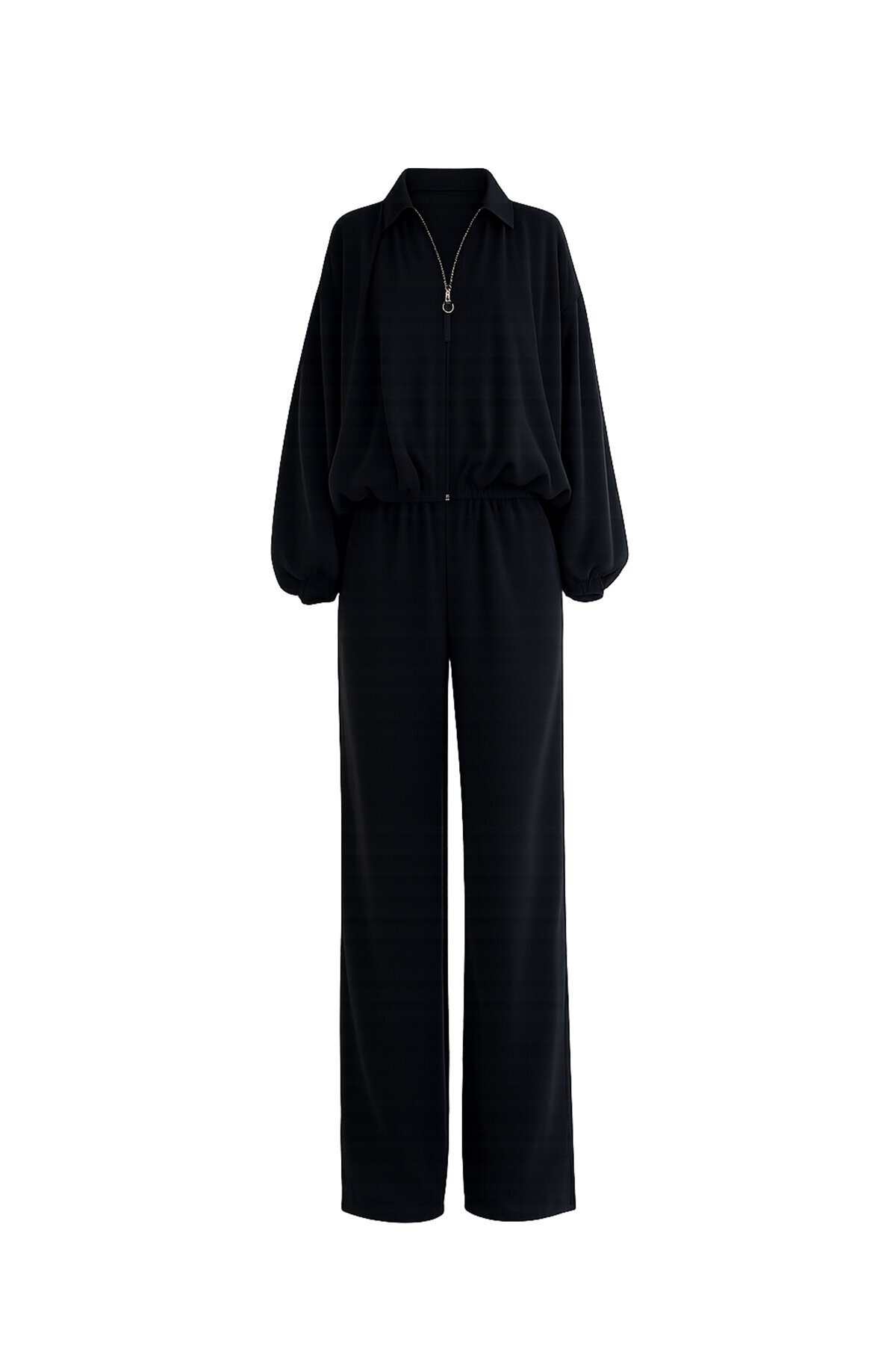 Oversize Hırka Ve Lastikli Pantolon Takım