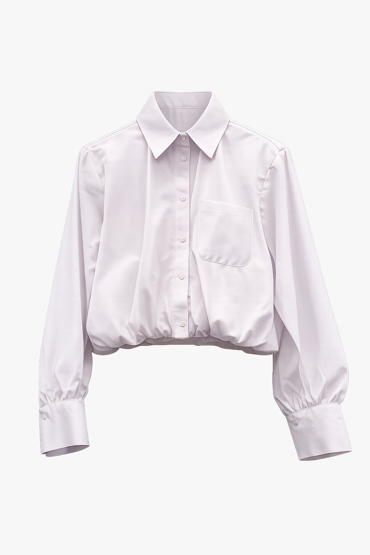 Tek Cepli Crop Gömlek