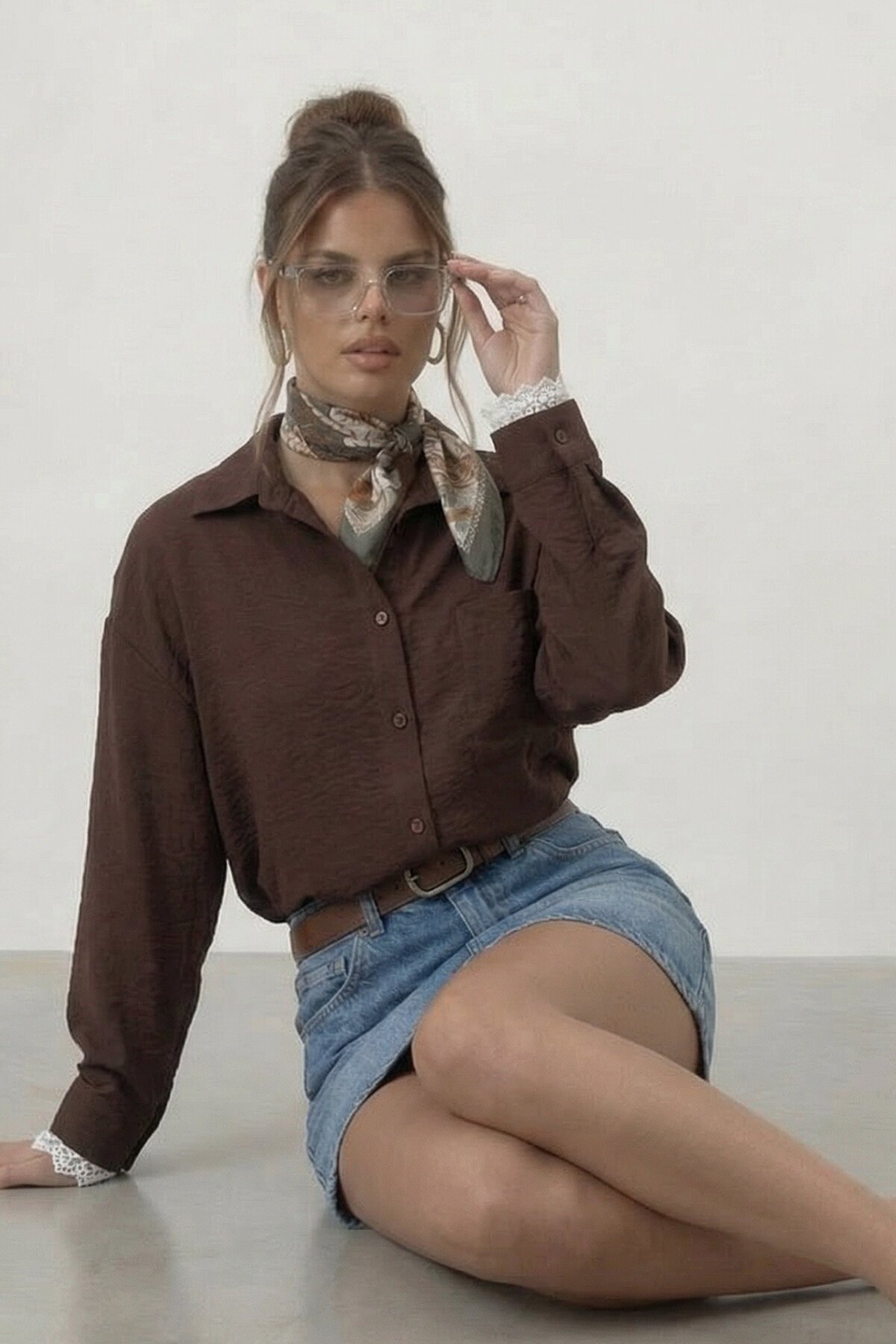 Tek Cepli Dokulu Gömlek