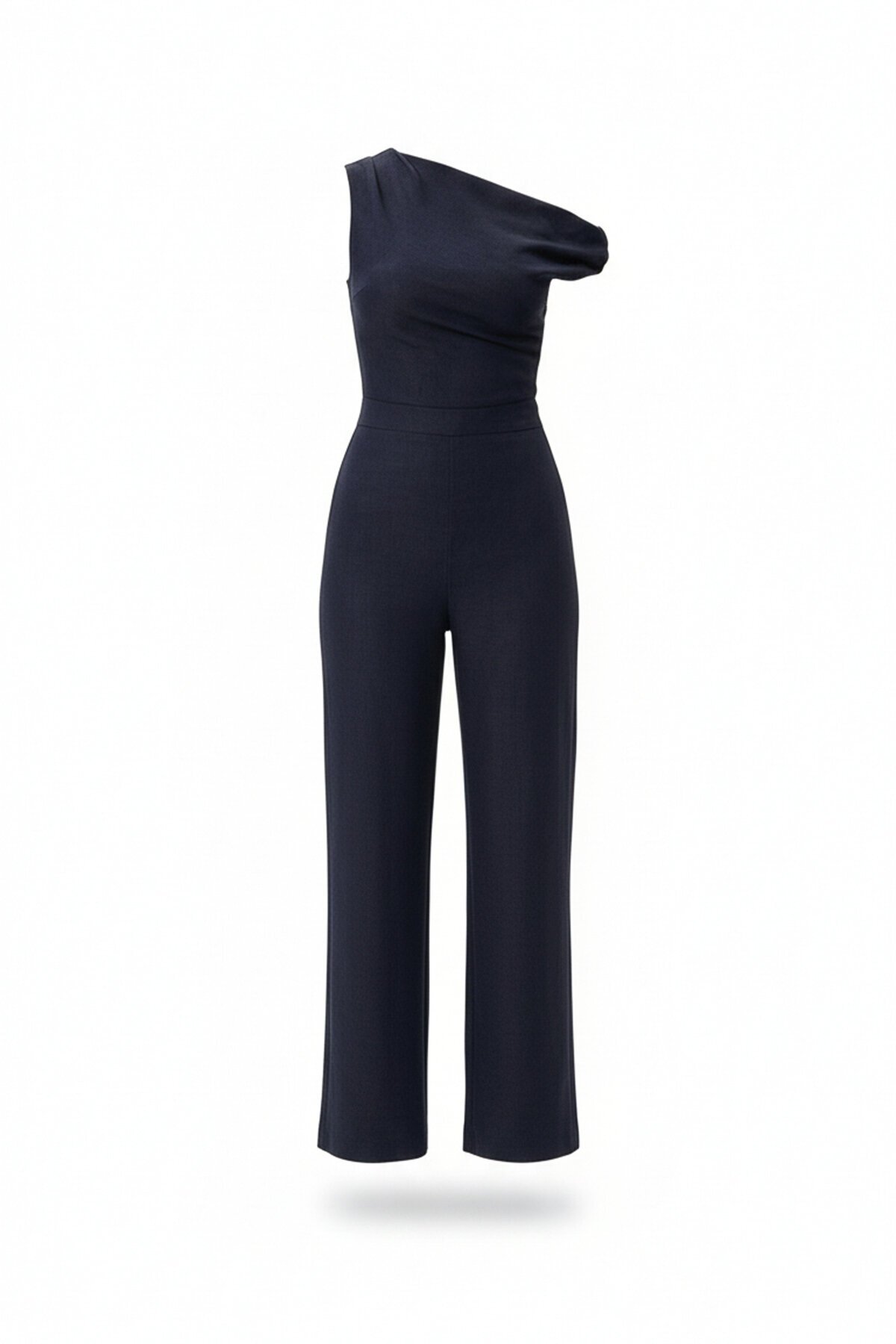 Tek Omuz Düz Kesim Bluz Ve Pantolon Takım