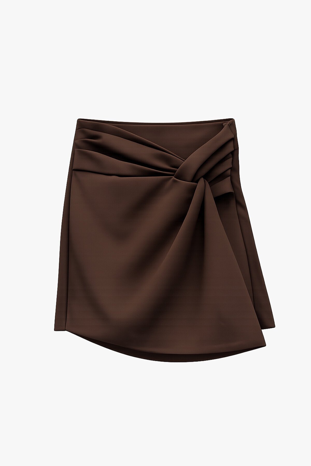 Yüksek Bel Mini Şort Etek