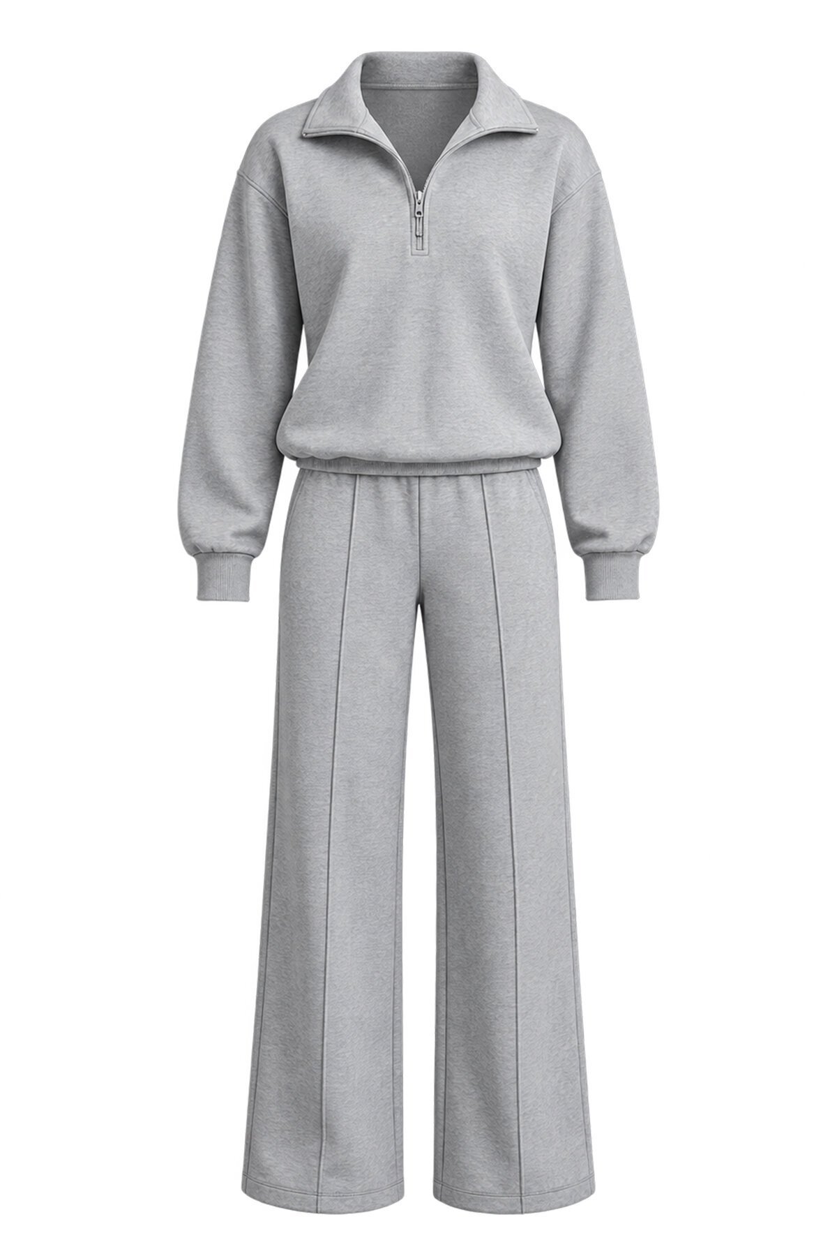 Çift Parça Görünümlü Sweatshirt Pantolon Takımı