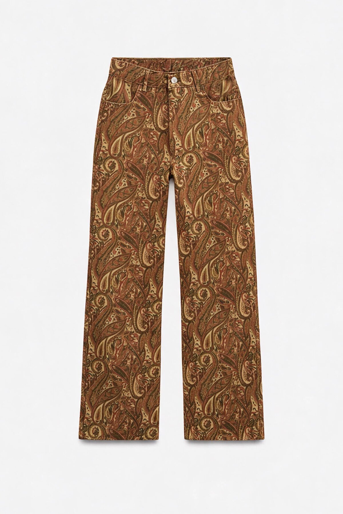 Desenli Gabardin Pantolon
