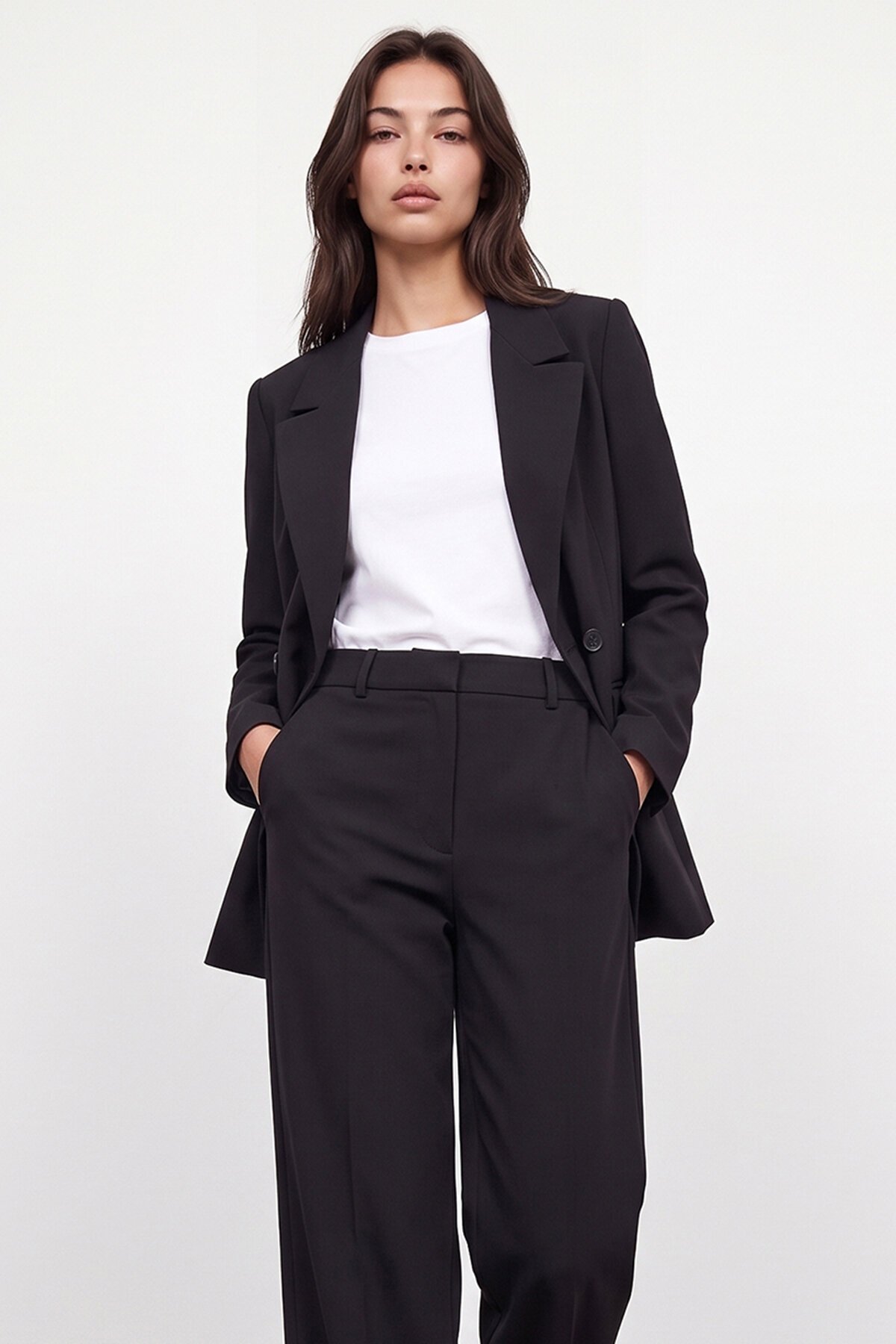Düğmeli Blazer Ceket