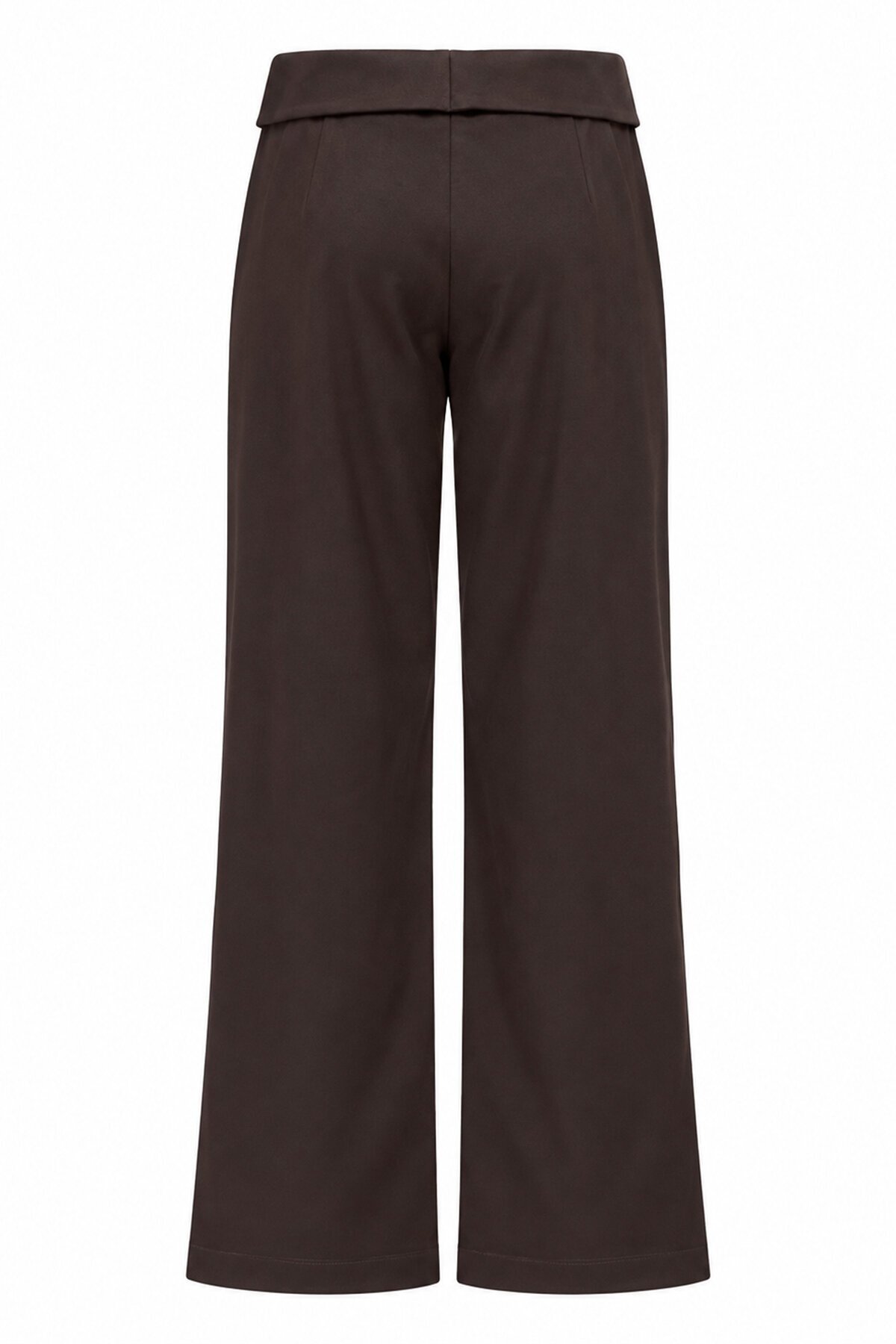 Katlamalı Detaylı Düğmeli Pantolon