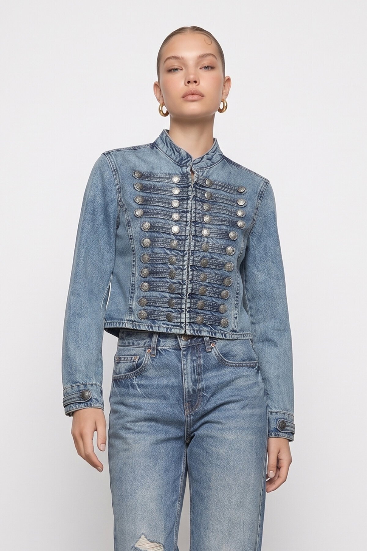 Napolyon Model Denim Ceket