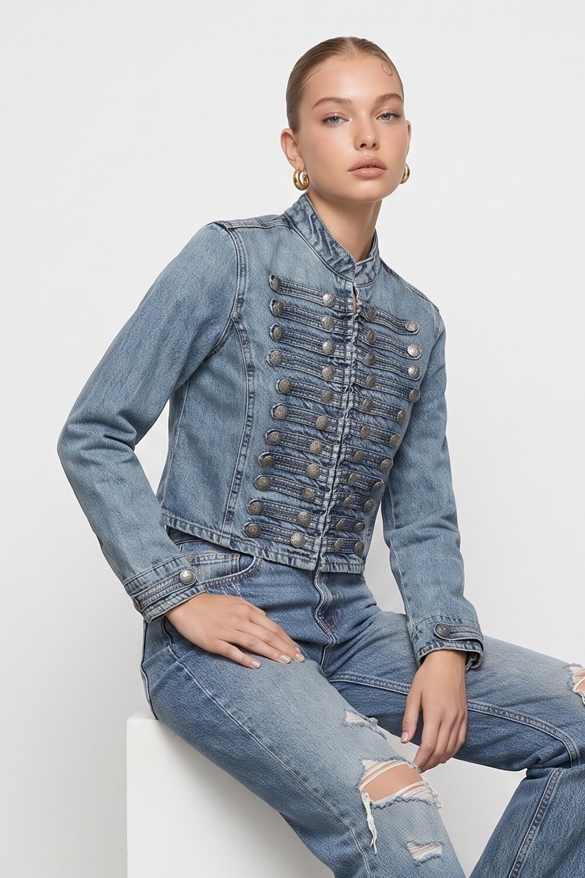 Napolyon Model Denim Ceket