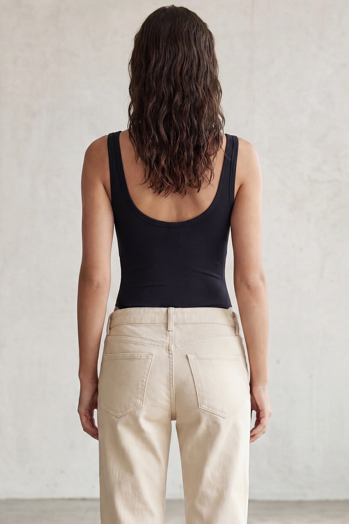 U Yaka Stretch Çıtçıtlı Body