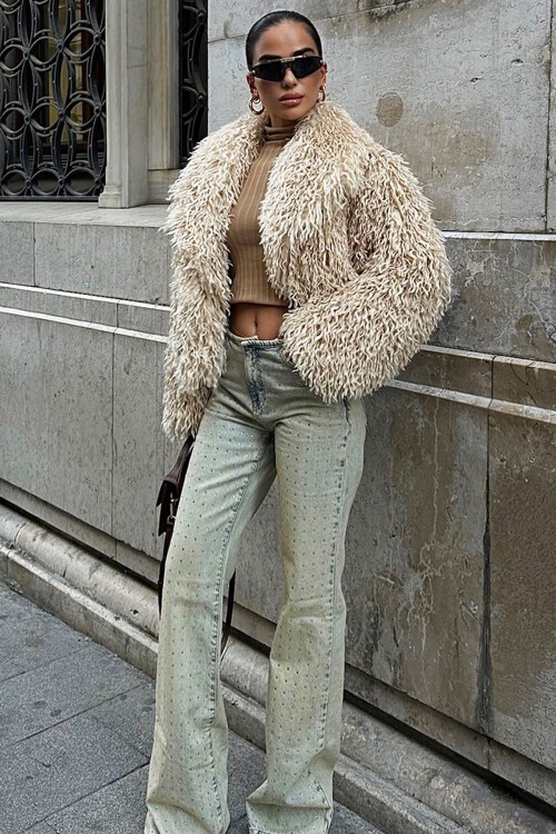 Taş Suni Kürk Kaban