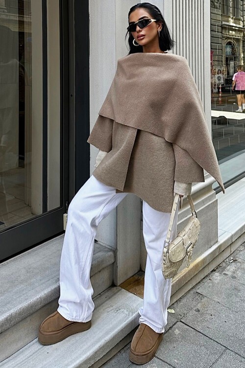 Taş Yün Karışımlı Ceket