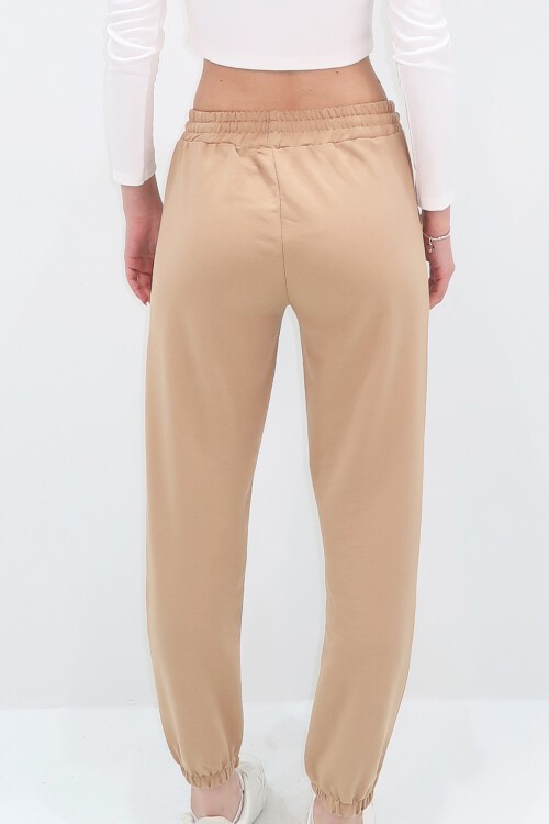 Bisküvi Beli Ve Paçası Lastikli Basic Eşofman Altı