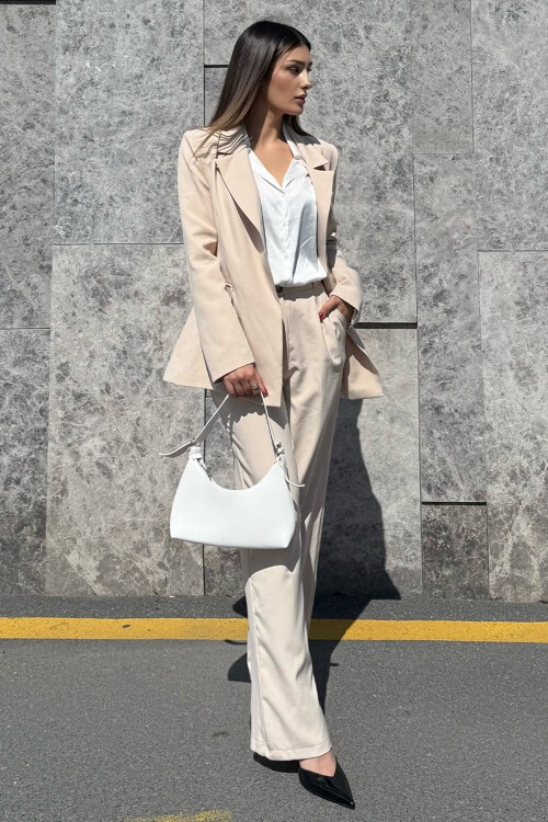 Mix Ceket Pantolon Gömlek Ve Çanta - Feel The Vibe V00035