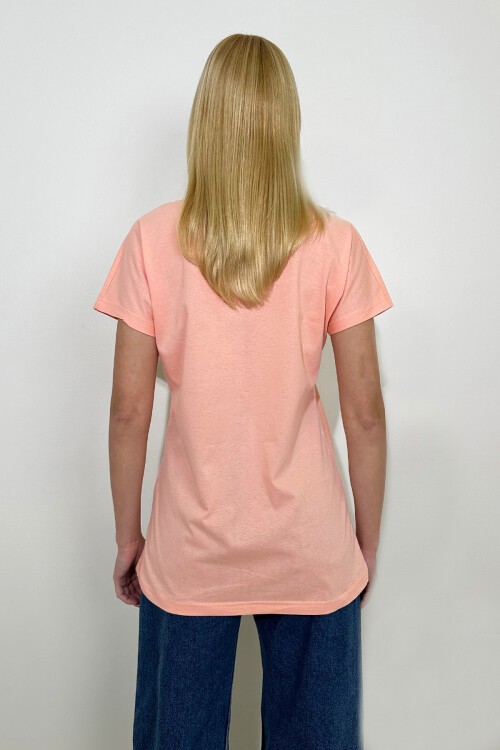 Pudra V Yaka Basic T Shirt