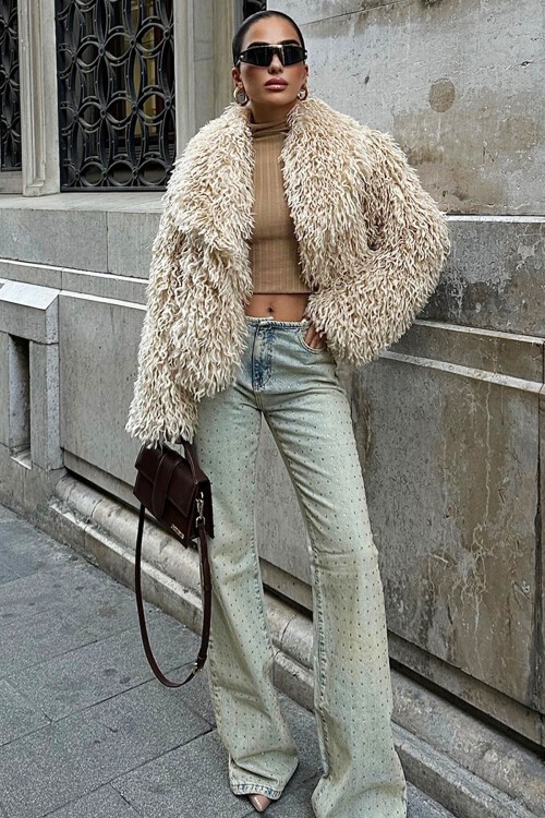 Taş Suni Kürk Kaban