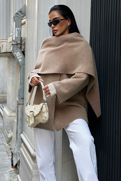 Taş Yün Karışımlı Ceket