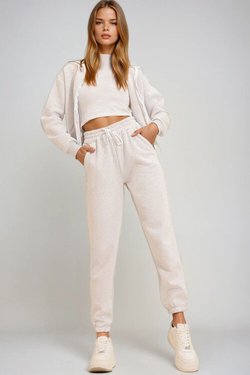 Grimelanj 3 İplik İçi Şardonlu Jogging Eşofman Altı