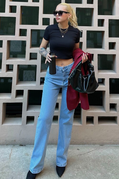 Mavi 5 Cepli Palazzo Jean