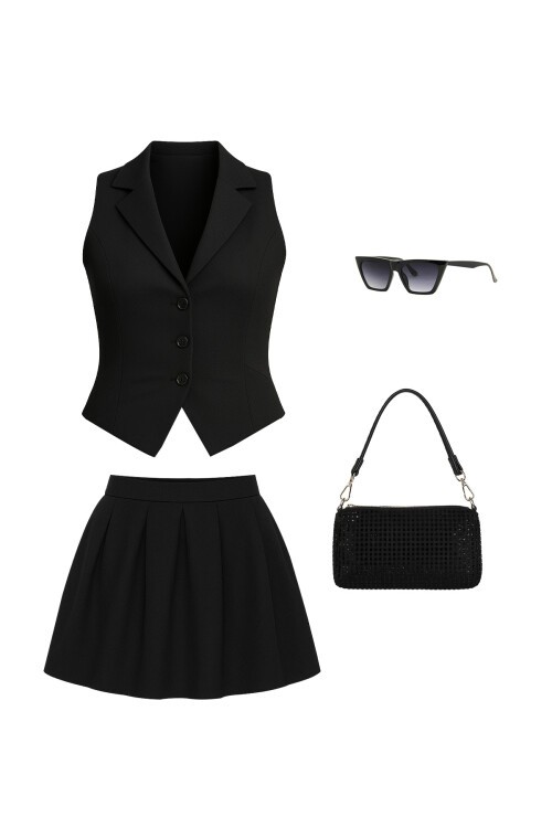 Mix Etek Yelek Çanta Ve Gözlük - Magic Touch V00036