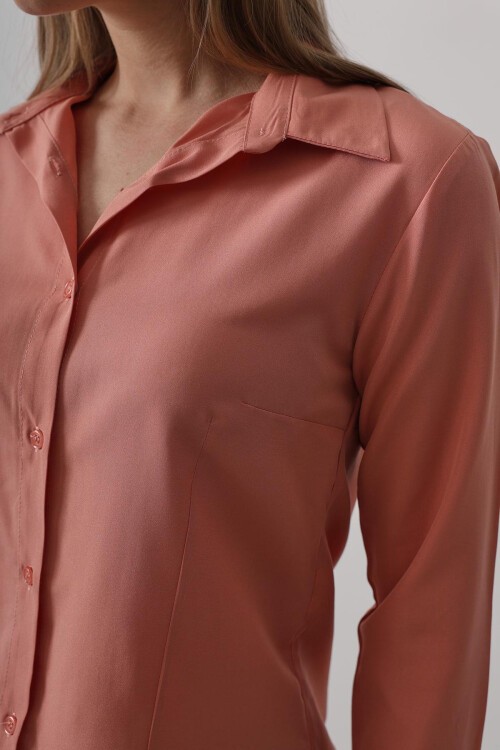 Somon Slim Fit Uzun Kol Basic Gömlek